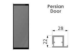 پروفیل درب مدل پرشین